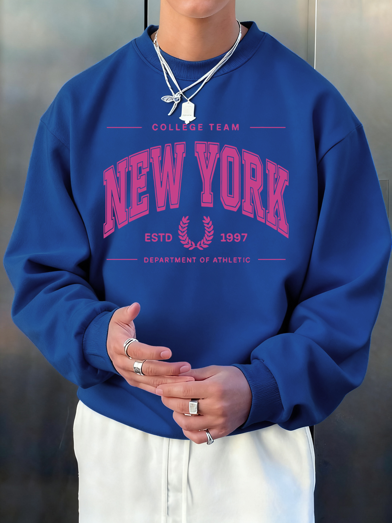Street Fashion In New York - New York Estd 1997 Printed Male
