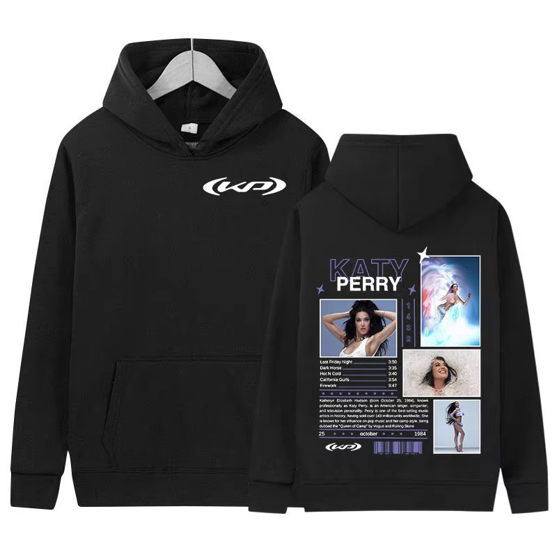 Graphic Hoodie Streetwear - 2025 Singer Katy Perry's album graphic