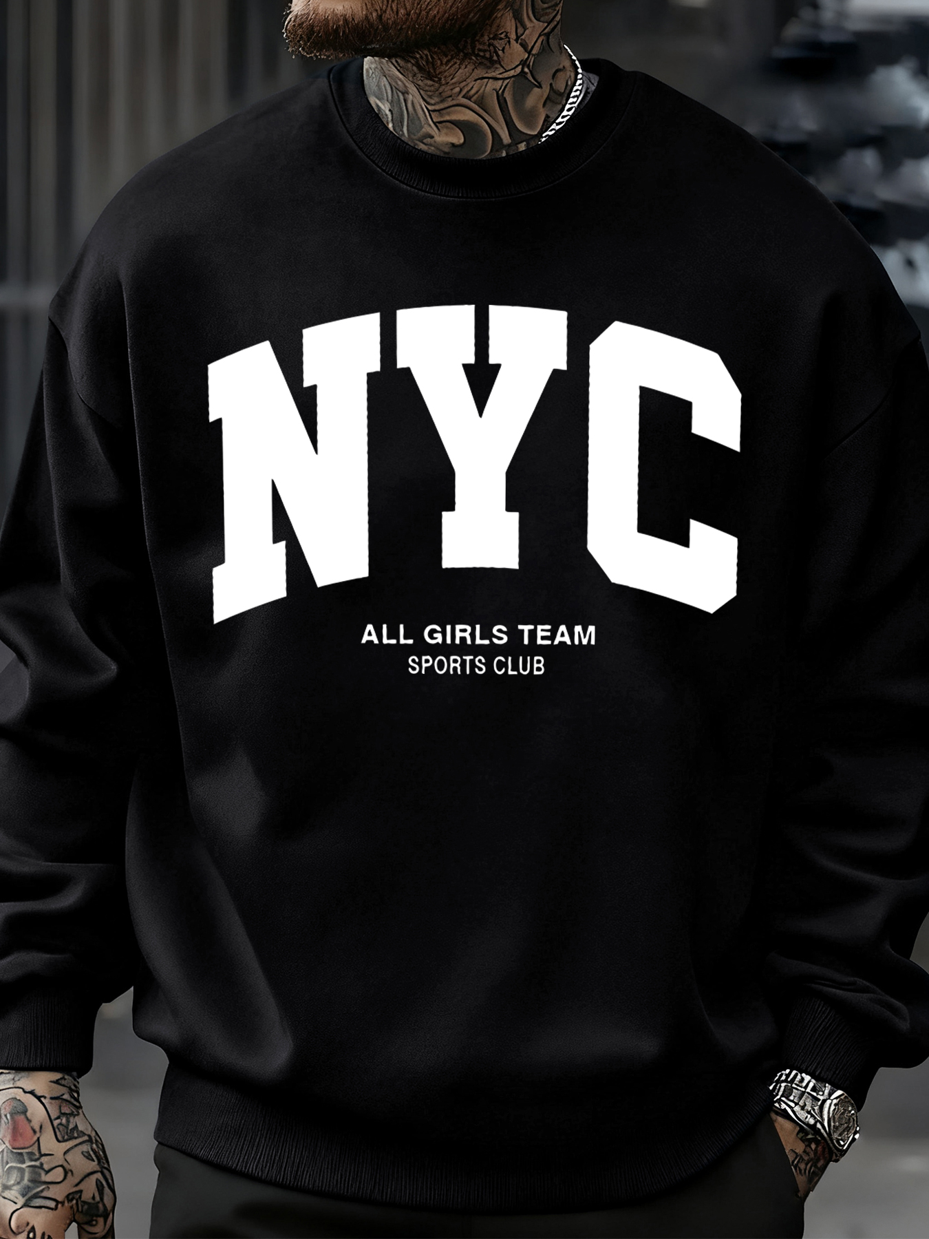 Street Fashion In New York - New York City Letter Eye-Catching Printed