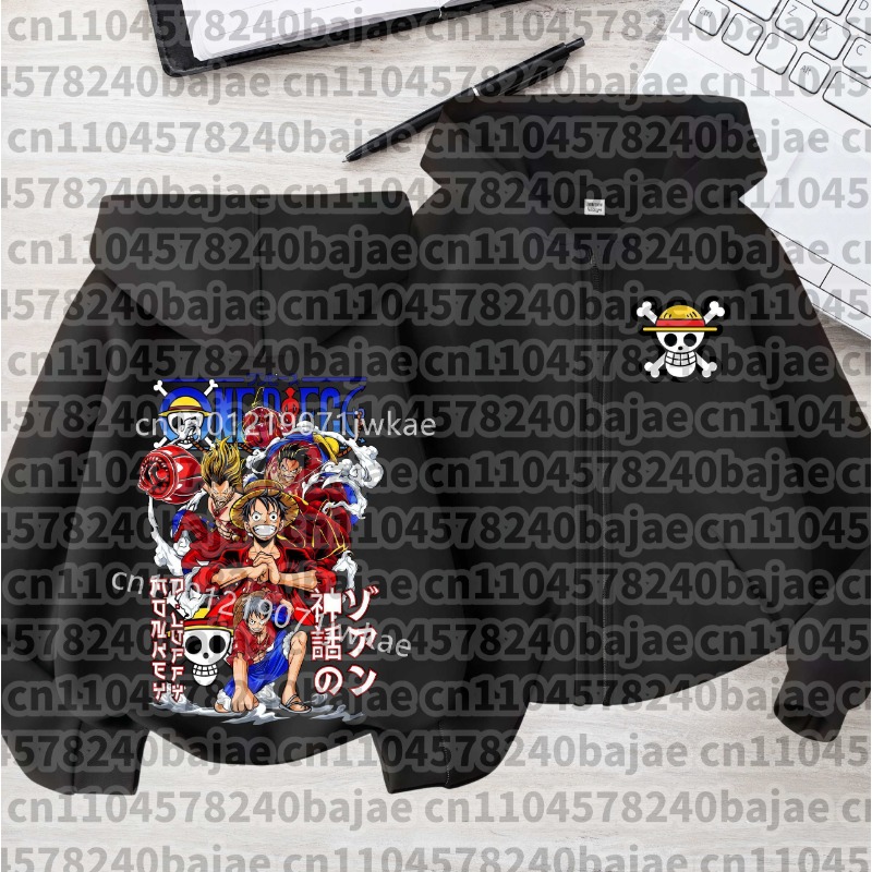 Unisex One Piece Luffy Hoodie  - Graphic Hoodie Streetwear ulasan dan harga
