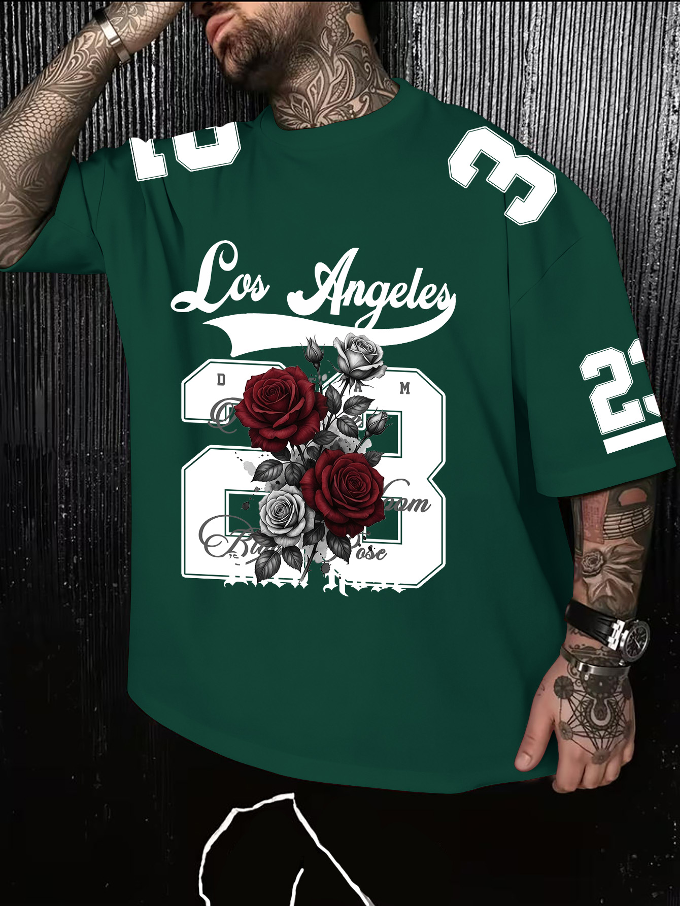 Men's American Retro Los Angel - Street Fashion Los Angeles ulasan dan harga