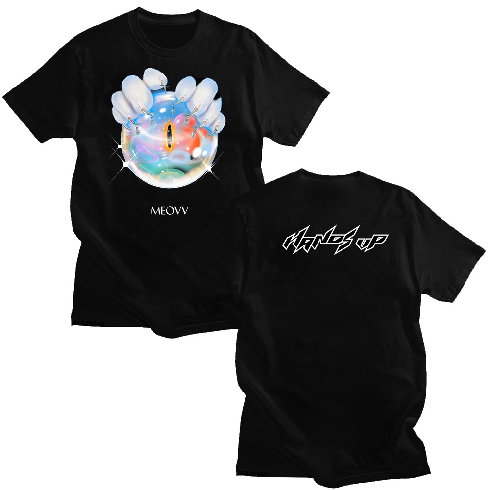 MEOVV Hands Up T shirts 2025 F - Graphic Hoodie Streetwear ulasan dan harga