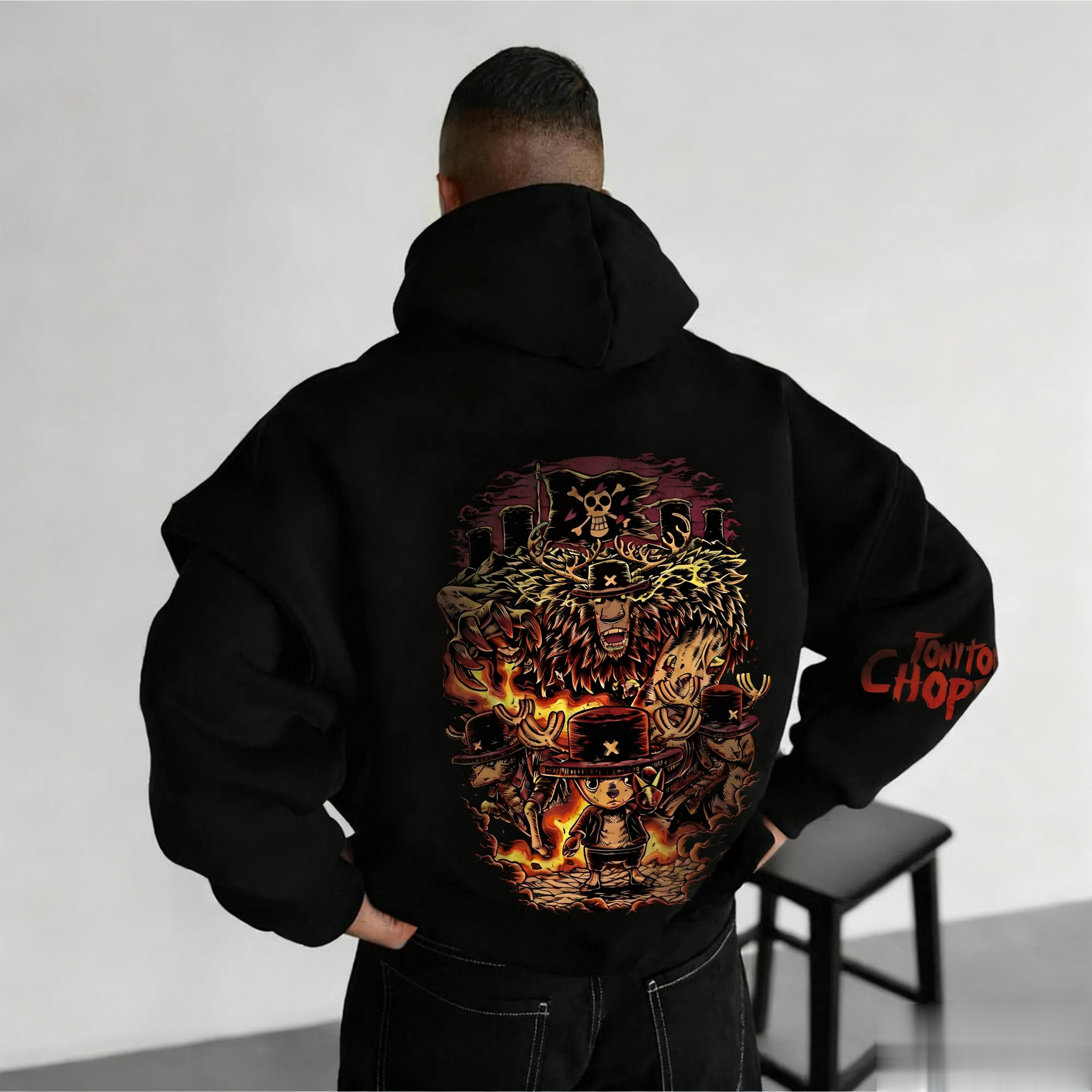 One Piece Chopper Graphic Pull - Graphic Hoodie Streetwear ulasan dan harga