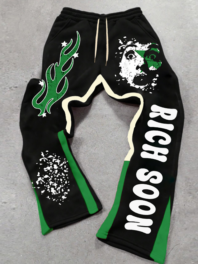 Men's street long sweats with  - Quirky Street Fashion ulasan dan harga