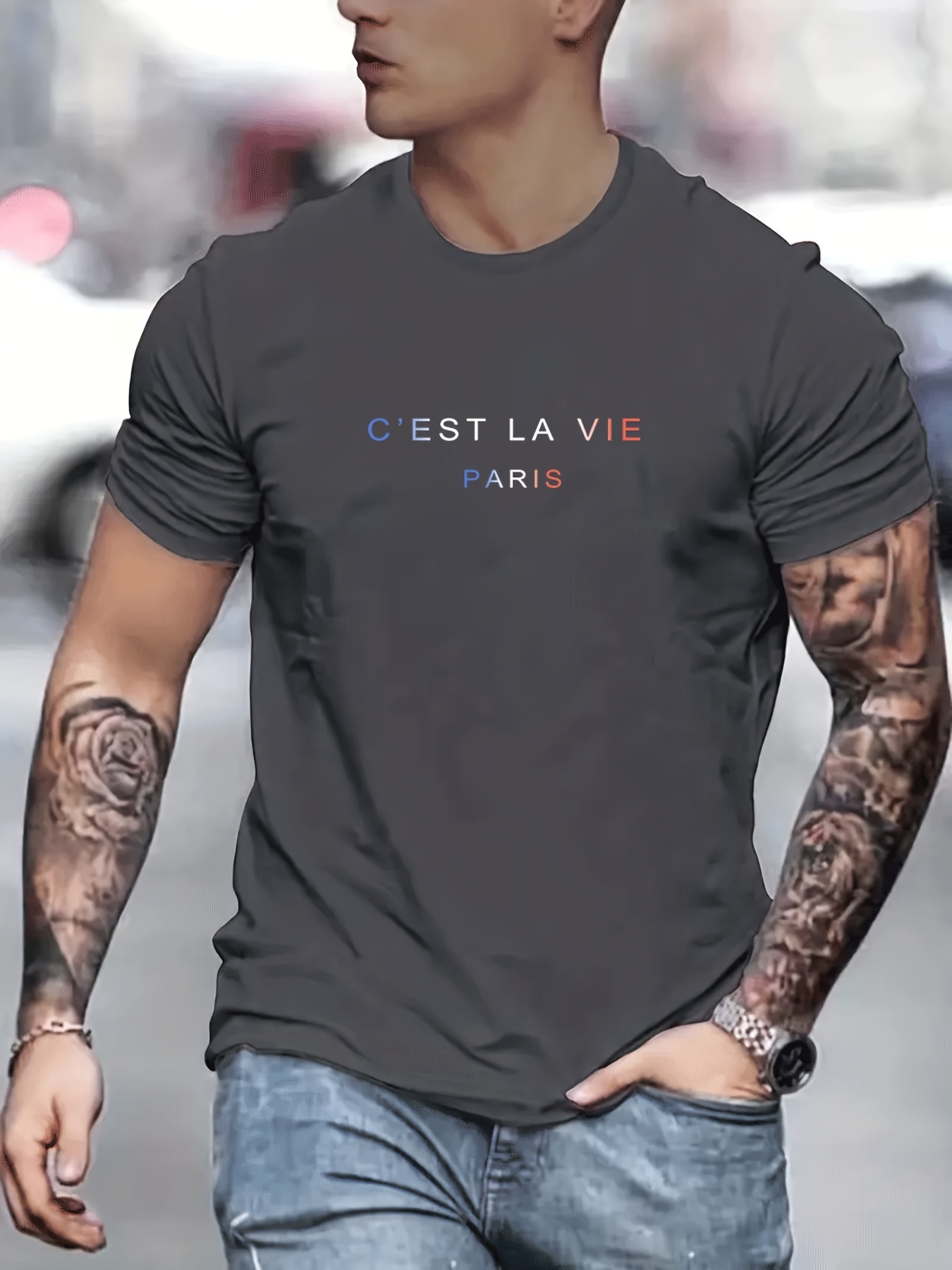 Men's summer 100% pure cotton  - Street Fashion In Paris ulasan dan harga
