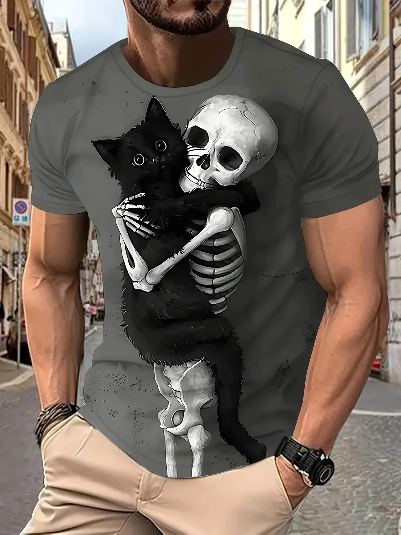 Fun Quirky Abstract Art 3D Pri - Quirky Street Fashion ulasan dan harga