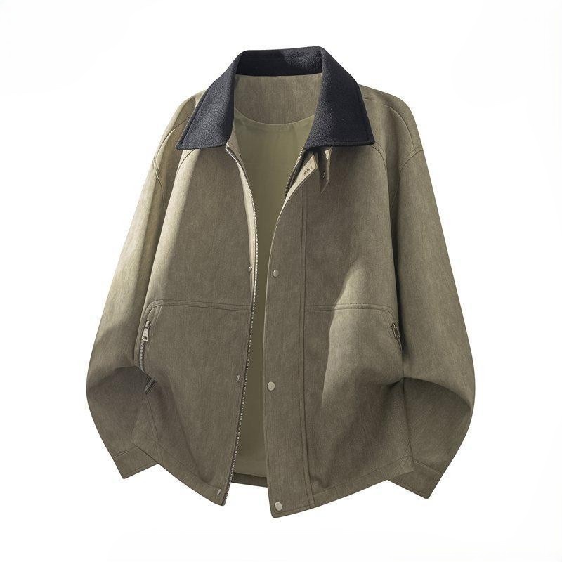 Jacket Man Fashion Coats Mens  - Fashion Street Yoga ulasan dan harga