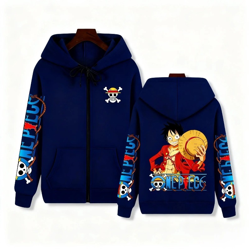 2026 Spring Anime Zip Up Pullo - Graphic Hoodie Streetwear ulasan dan harga