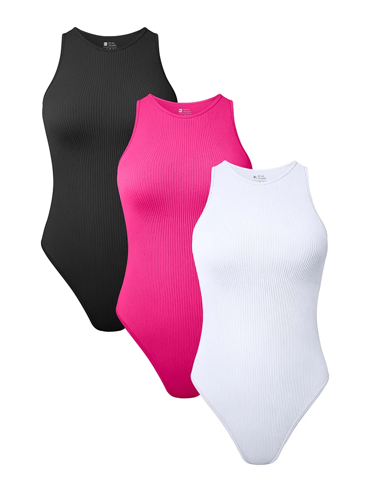 Women Sexy Round Neck Bodysuit - Fashion Street Yoga ulasan dan harga