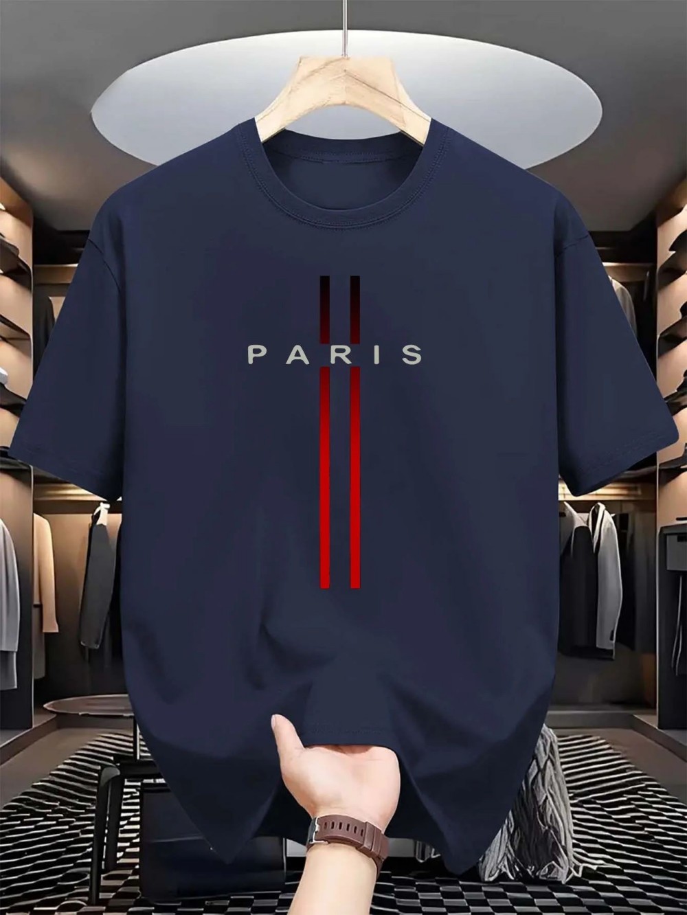Paris Letter 3D print sport Qu - Street Fashion In Paris ulasan dan harga
