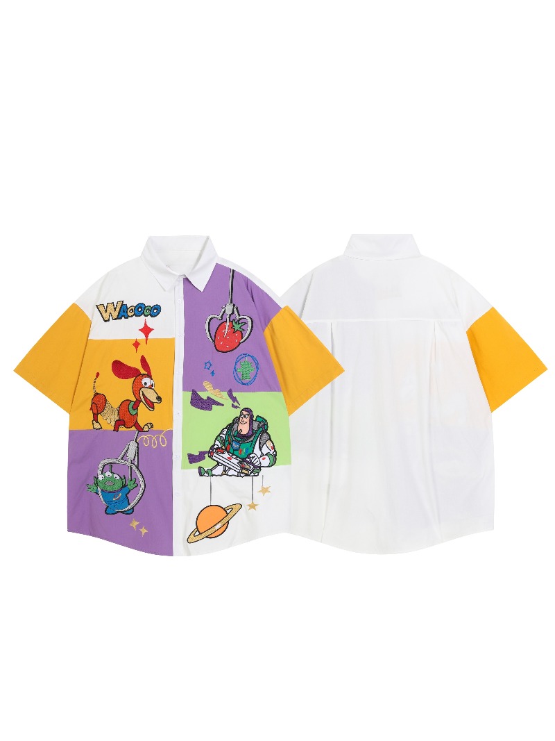 Toy Story Color Blocked Casual - Street Fashion Couple ulasan dan harga