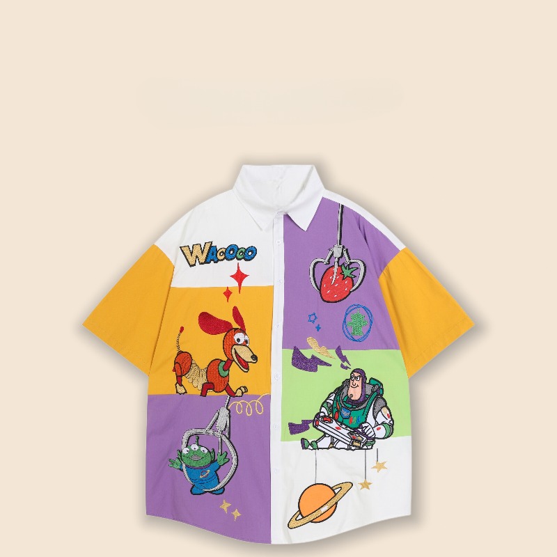 Toy Story Color Blocked Casual - Street Fashion Couple ulasan dan harga