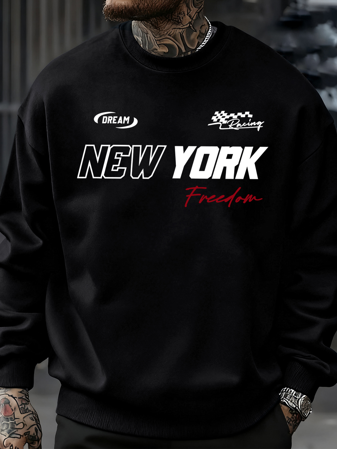 New York Dream Freedom Letter  - Street Fashion In New York ulasan dan harga
