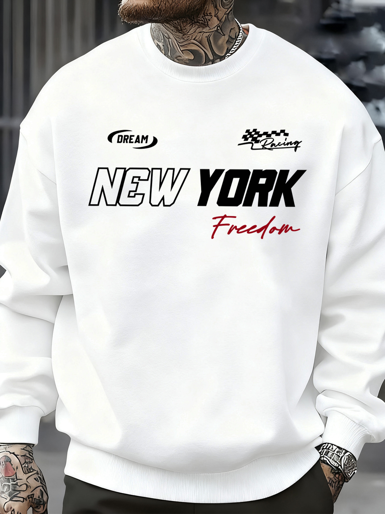 New York Dream Freedom Letter  - Street Fashion In New York ulasan dan harga