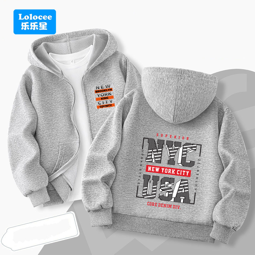 NEW YORK USA Letter Boys' Hood - Street Fashion In New York ulasan dan harga