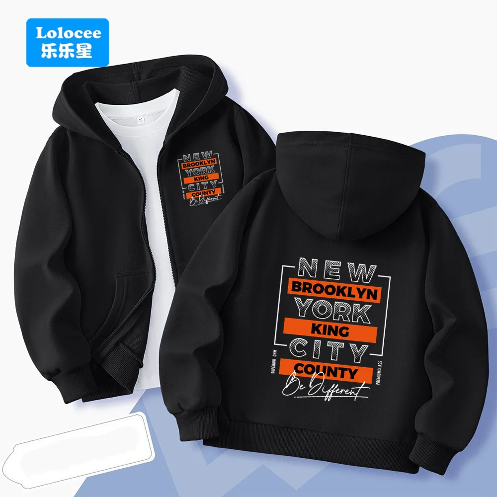 NEW YORK USA Letter Boys' Hood - Street Fashion In New York ulasan dan harga