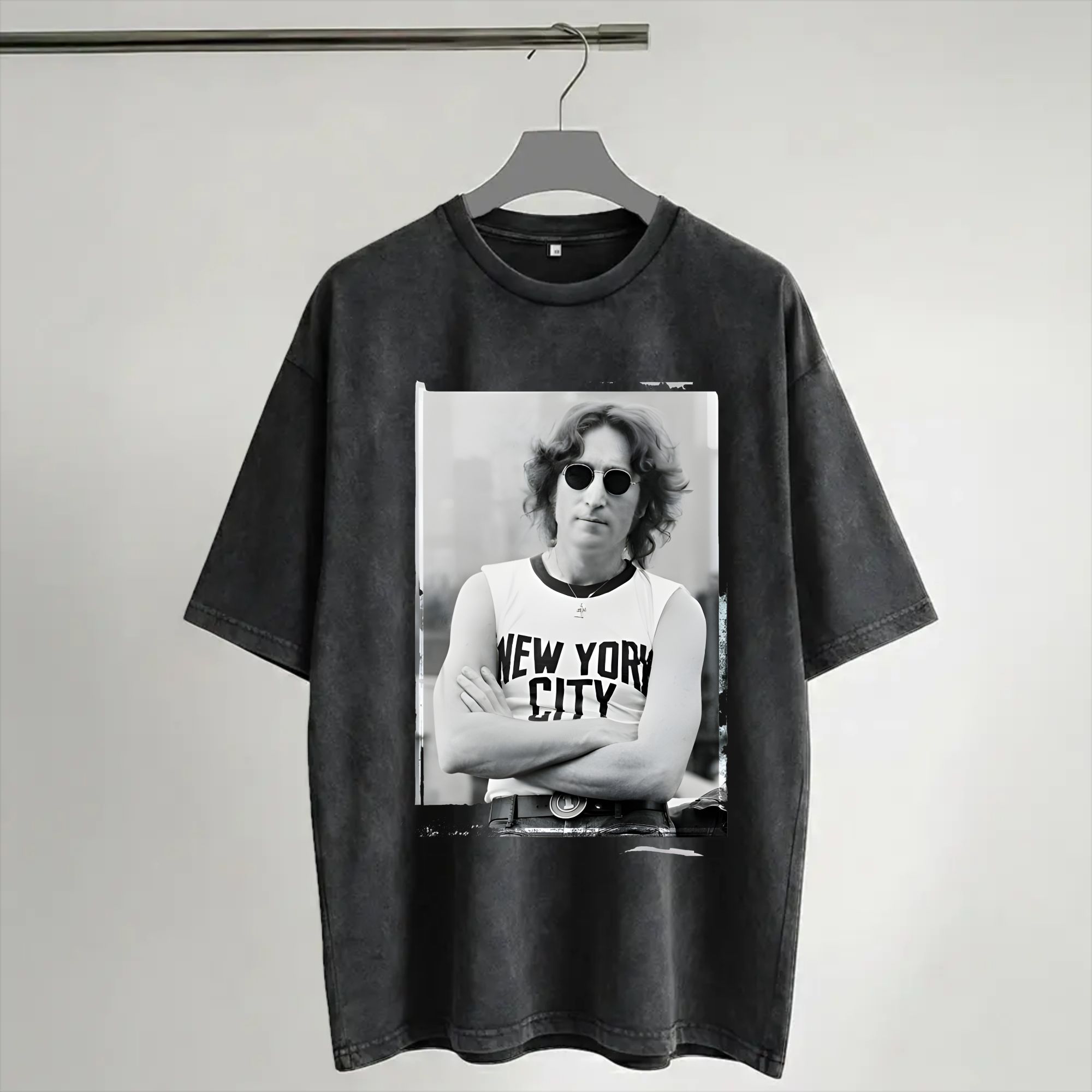 Harajuku Washed Shirt John Len - Street Fashion In New York ulasan dan harga