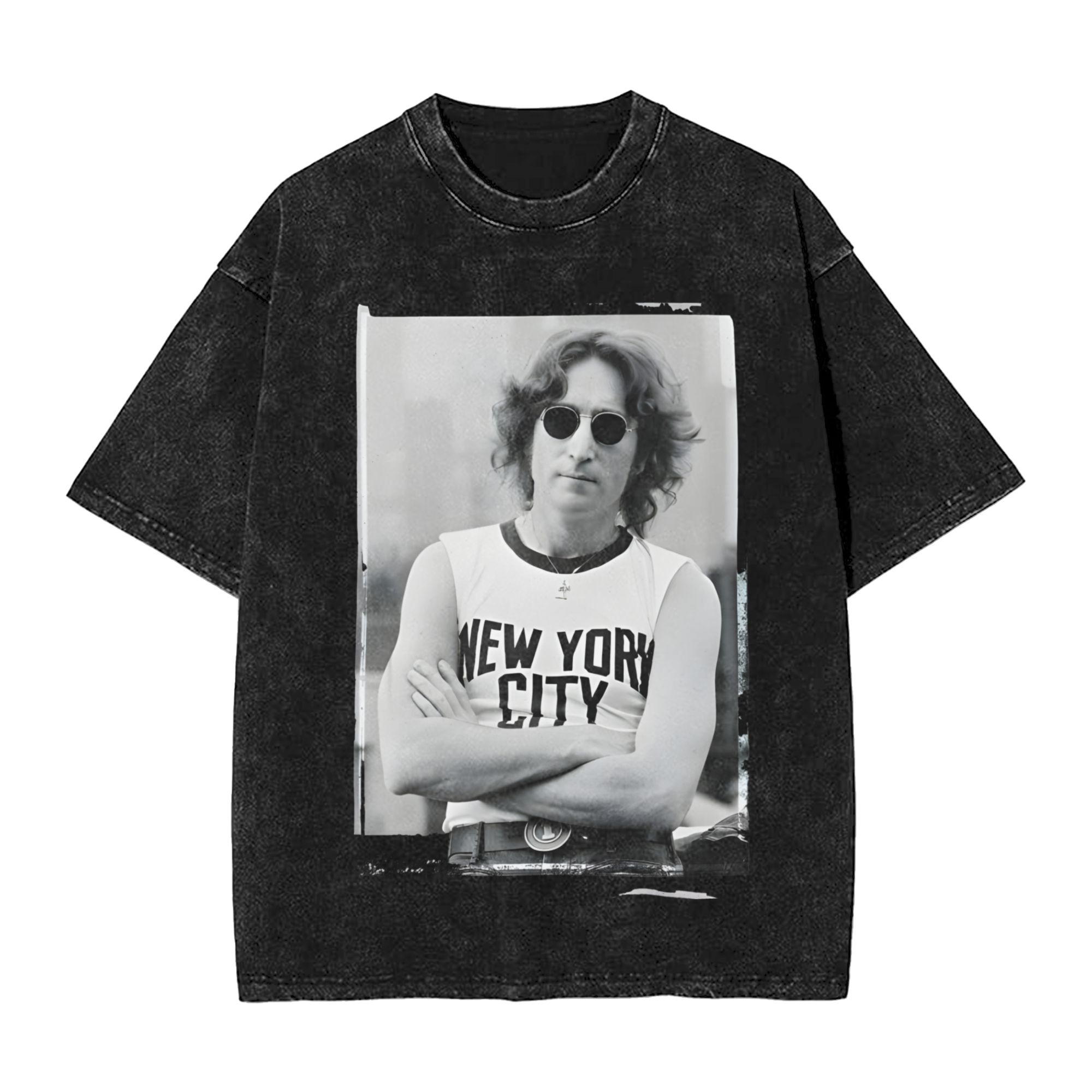 Harajuku Washed Shirt John Len - Street Fashion In New York ulasan dan harga