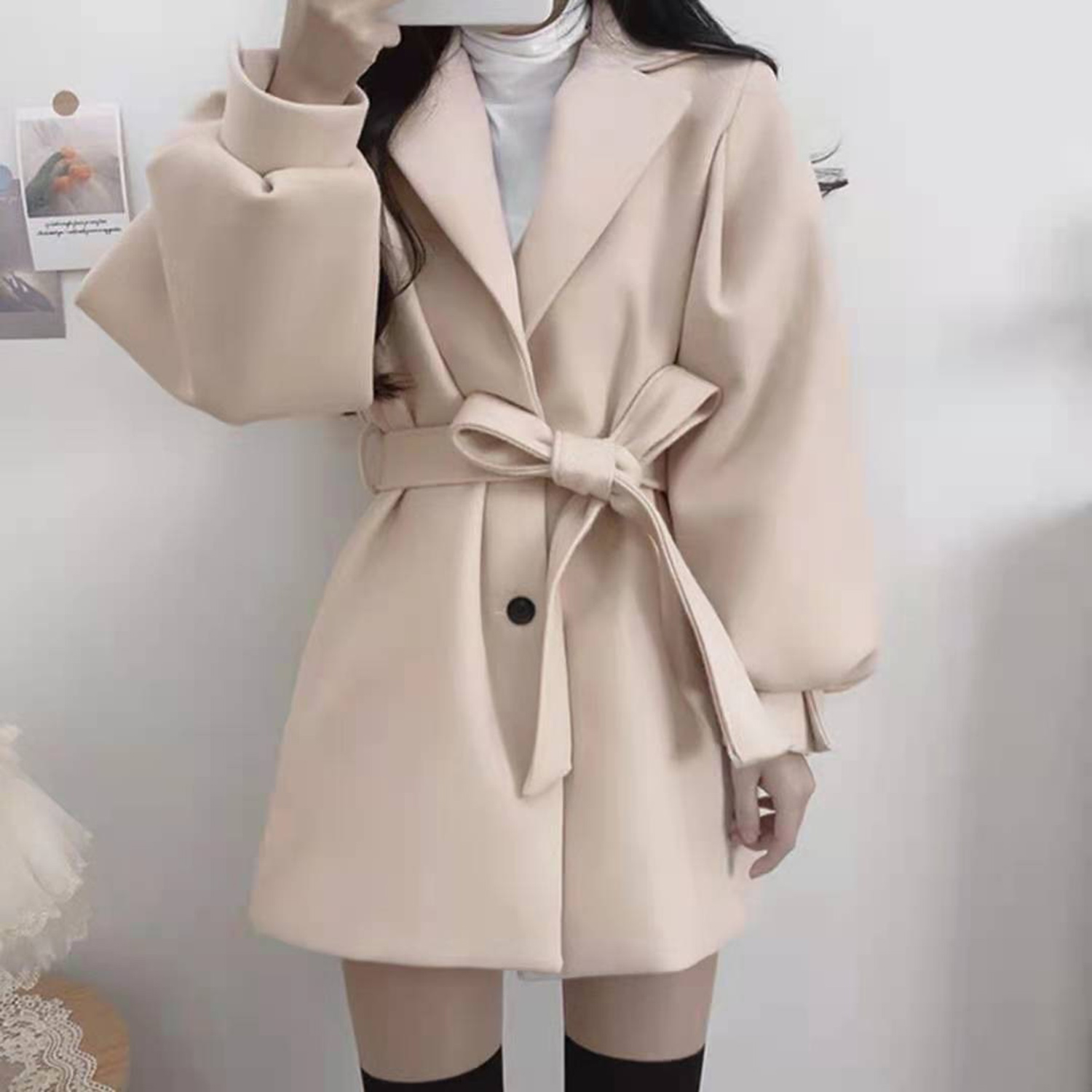 Allingentle Ivory Women's Blaz - Street Fashion Jacket ulasan dan harga
