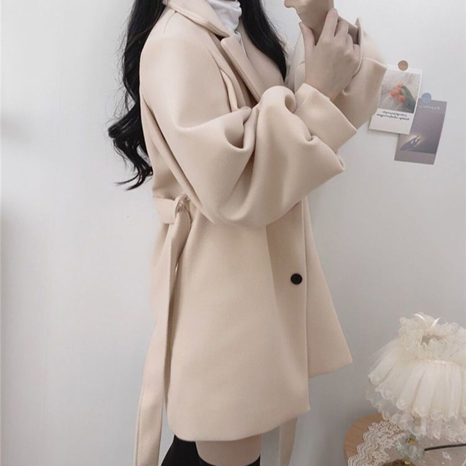 Allingentle Ivory Women's Blaz - Street Fashion Jacket ulasan dan harga