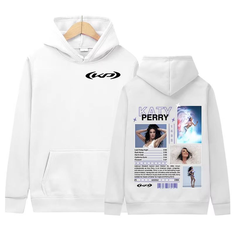 2025 Singer Katy Perry's album - Graphic Hoodie Streetwear ulasan dan harga