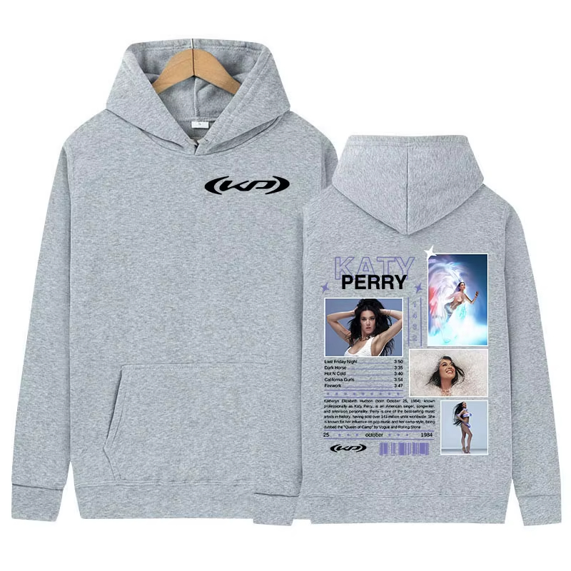 2025 Singer Katy Perry's album - Graphic Hoodie Streetwear ulasan dan harga