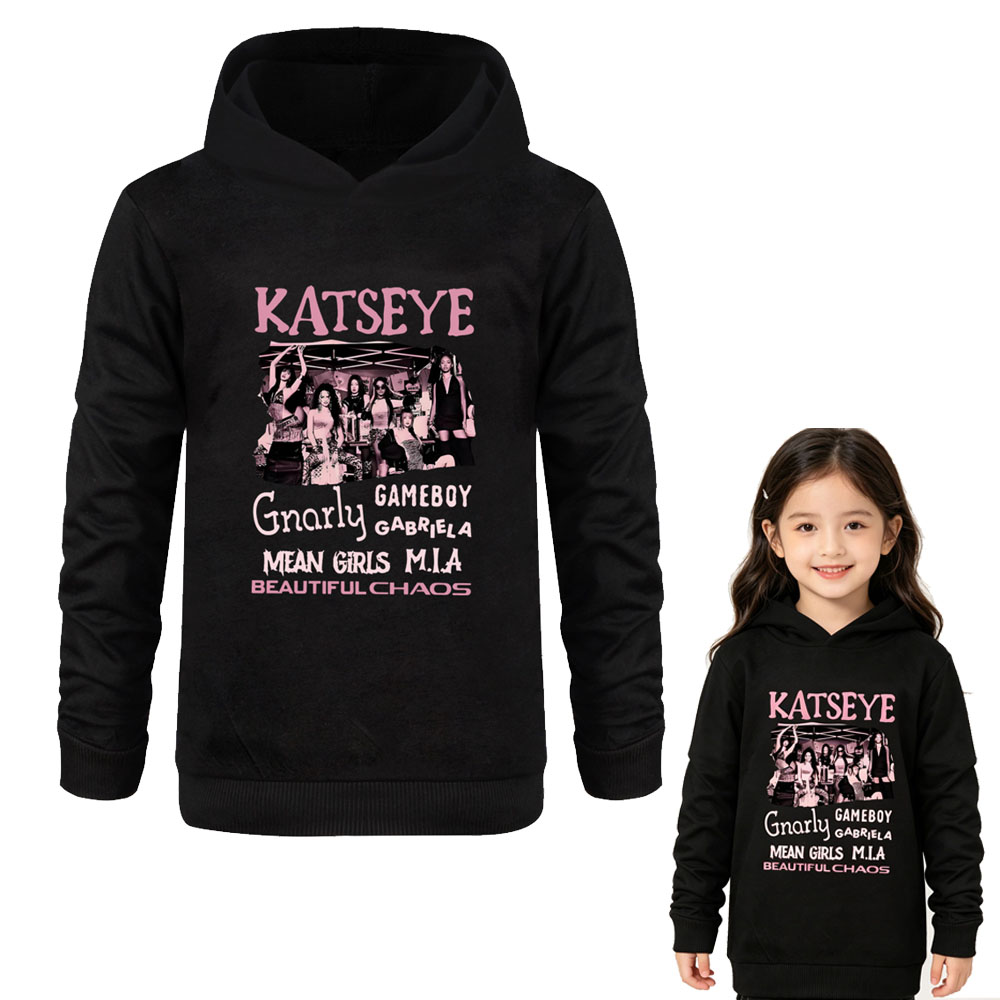KATSEYE Kids Hoodie Girl Boy P - Graphic Hoodie Streetwear ulasan dan harga