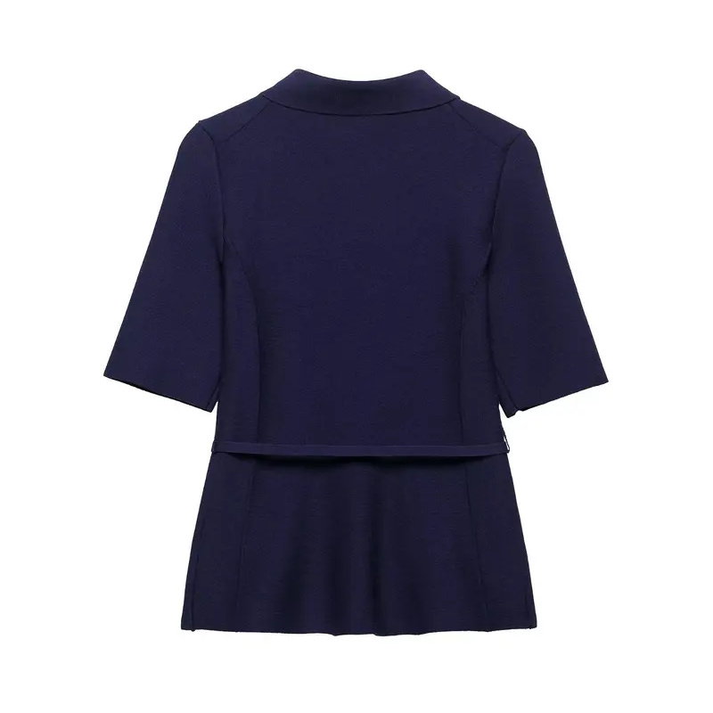 Women's Knitted 2-Piece Set Mi - Street Fashion Jacket ulasan dan harga