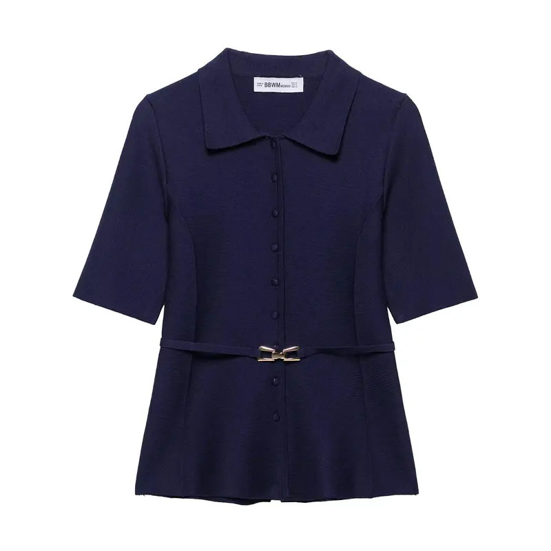 Women's Knitted 2-Piece Set Mi - Street Fashion Jacket ulasan dan harga