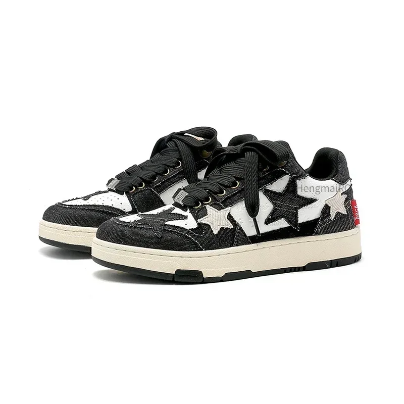 Women Sneakers Man Retro Star  - Street Fashion Couple ulasan dan harga