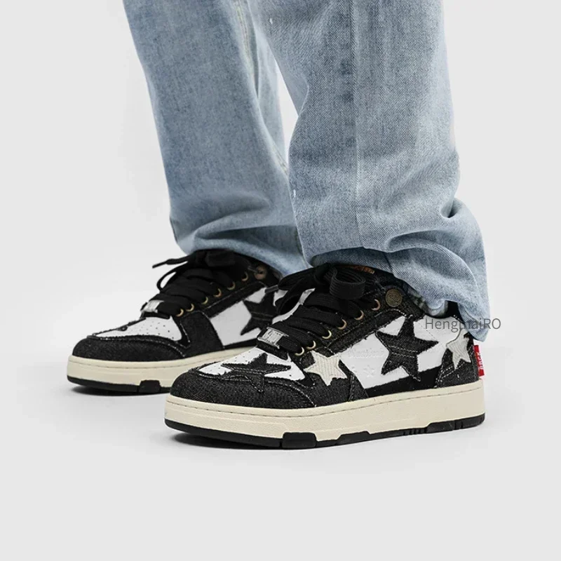 Women Sneakers Man Retro Star  - Street Fashion Couple ulasan dan harga