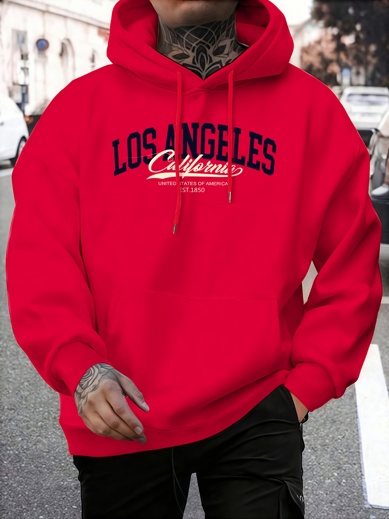 Los Angeles California Printin - Street Fashion Los Angeles ulasan dan harga