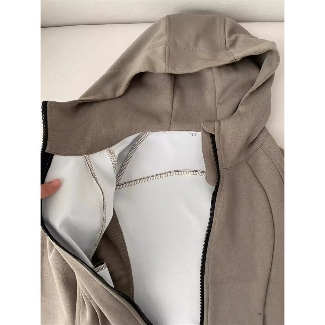 Women's Fitted Hoodie Jacket Y - Fashion Street Yoga ulasan dan harga