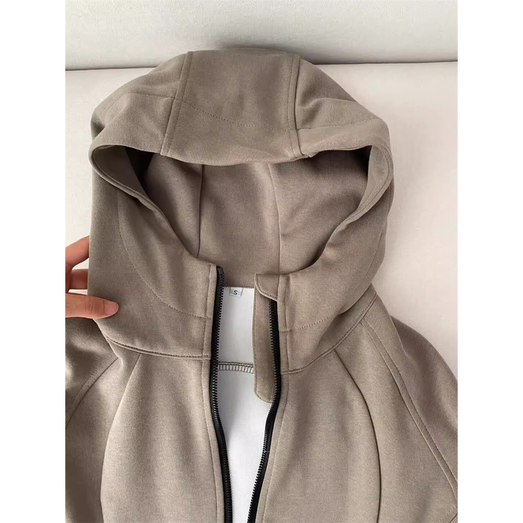 Women's Fitted Hoodie Jacket Y - Fashion Street Yoga ulasan dan harga
