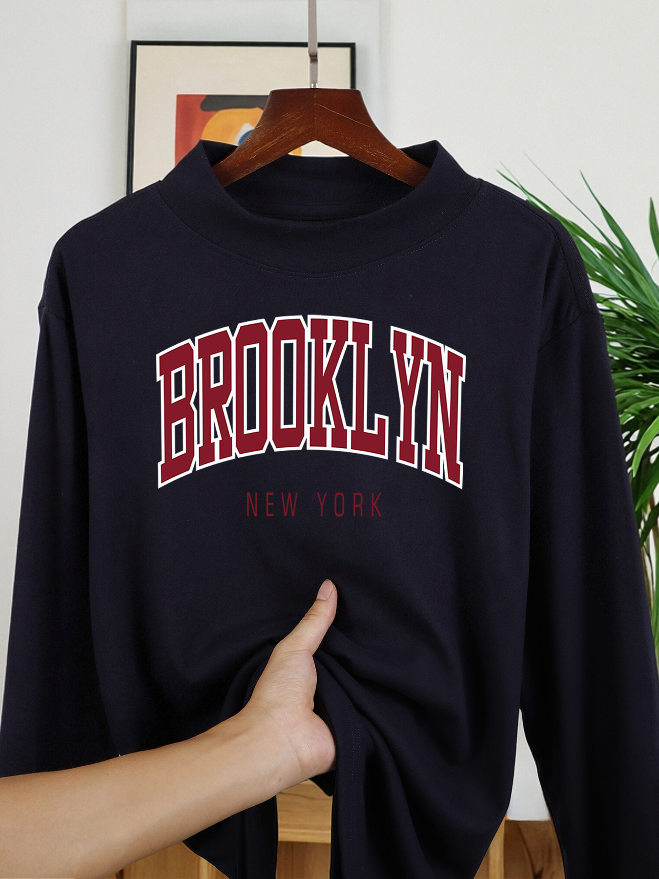 Brooklyn New York Letter Print - Street Fashion In New York ulasan dan harga
