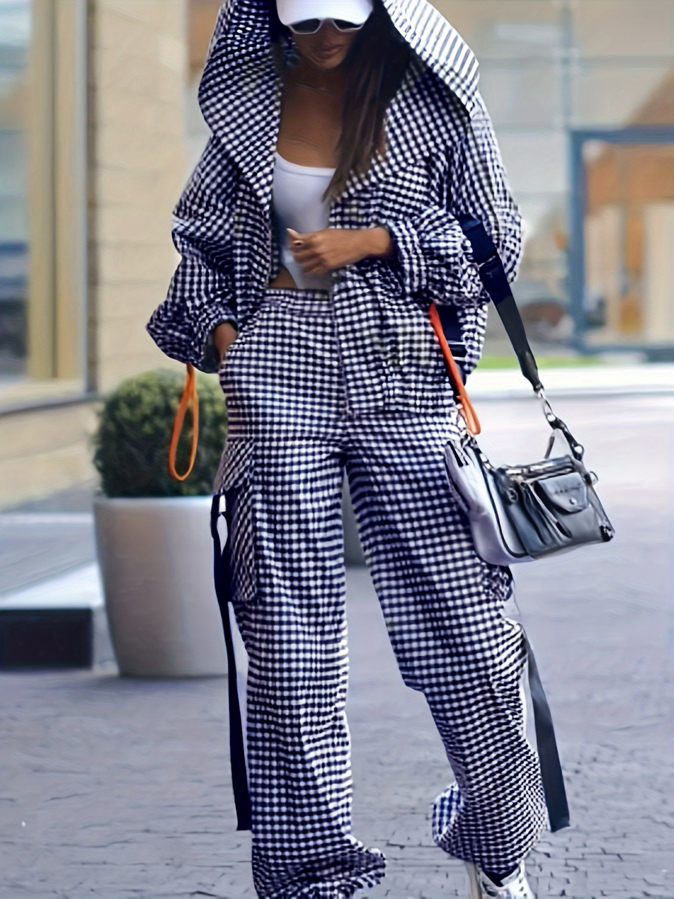 Spring Autumn Casual Plaid Pri - Street Fashion Jacket ulasan dan harga