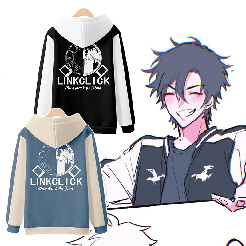 Link Click Anime Shiguang Dail - Graphic Hoodie Streetwear ulasan dan harga