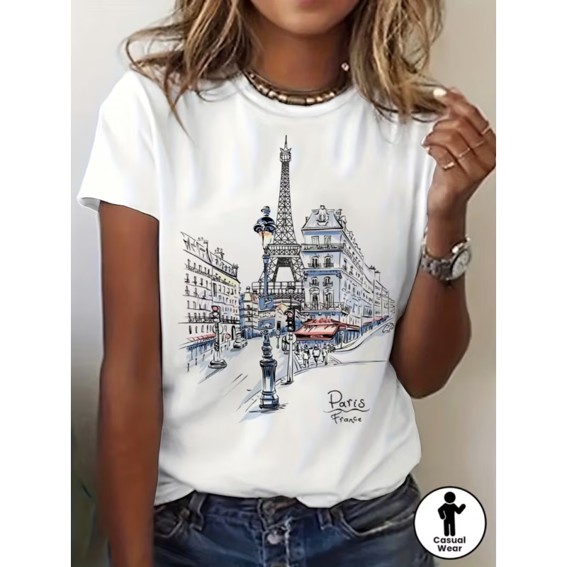 Paris France Eiffel Tower Sket - Street Fashion In Paris ulasan dan harga