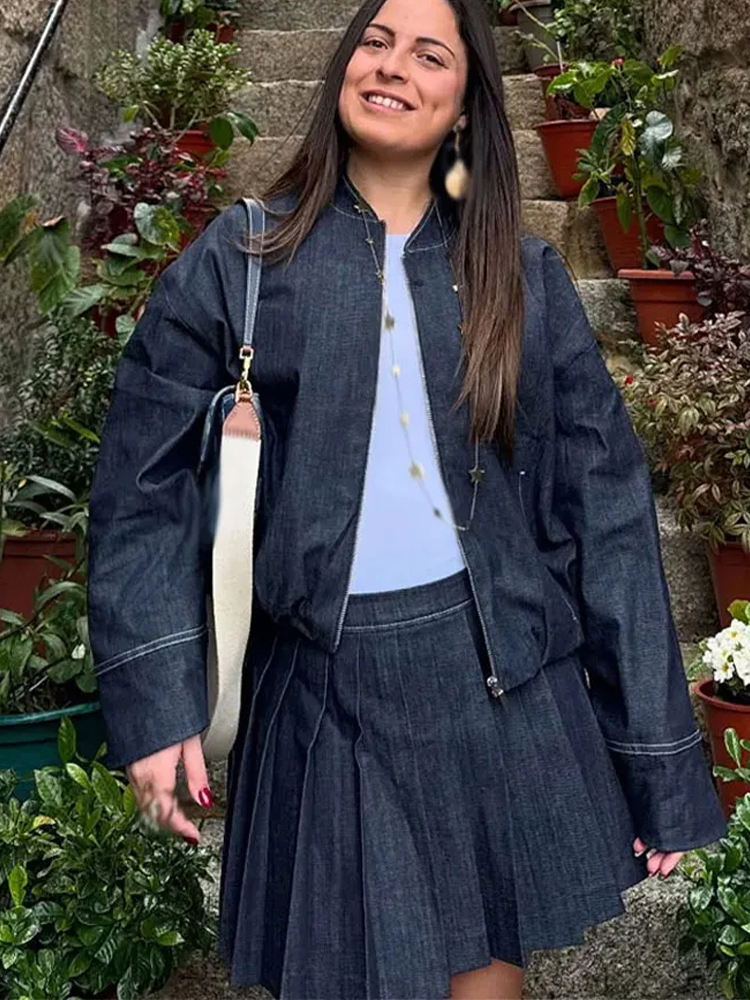 HH 2025 Women's Fashion Denim  - Street Fashion Jacket ulasan dan harga