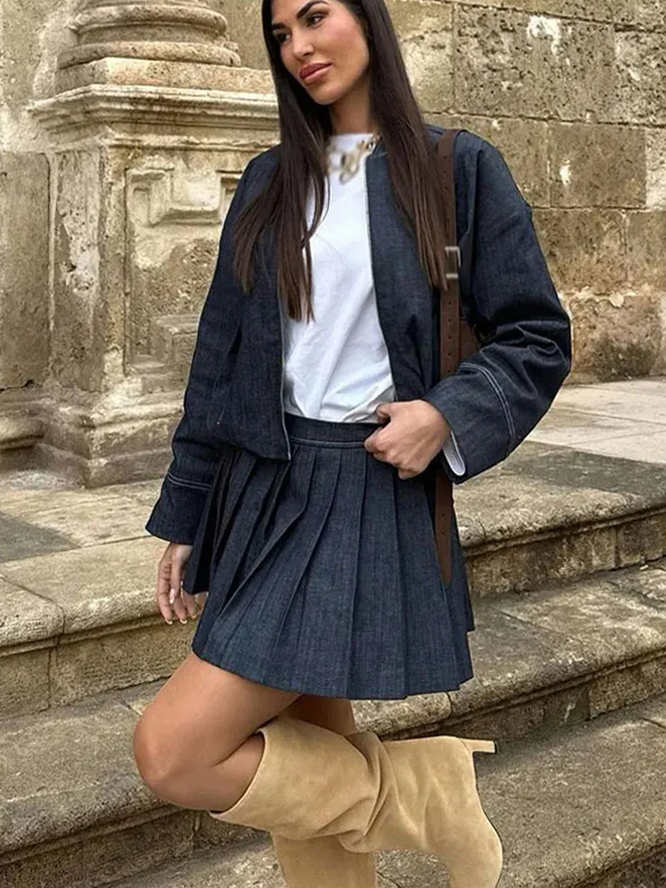 HH 2025 Women's Fashion Denim  - Street Fashion Jacket ulasan dan harga