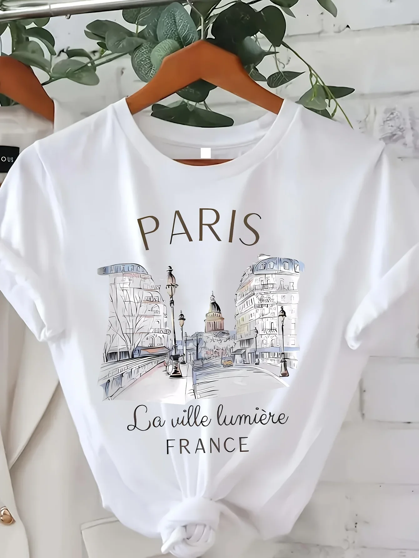 Y2k T Shirt Paris Women Print  - Street Fashion In Paris ulasan dan harga