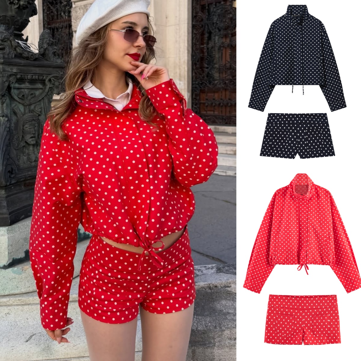 BSAY Casual 2 Pcs Set Tracksui - Street Fashion Jacket ulasan dan harga