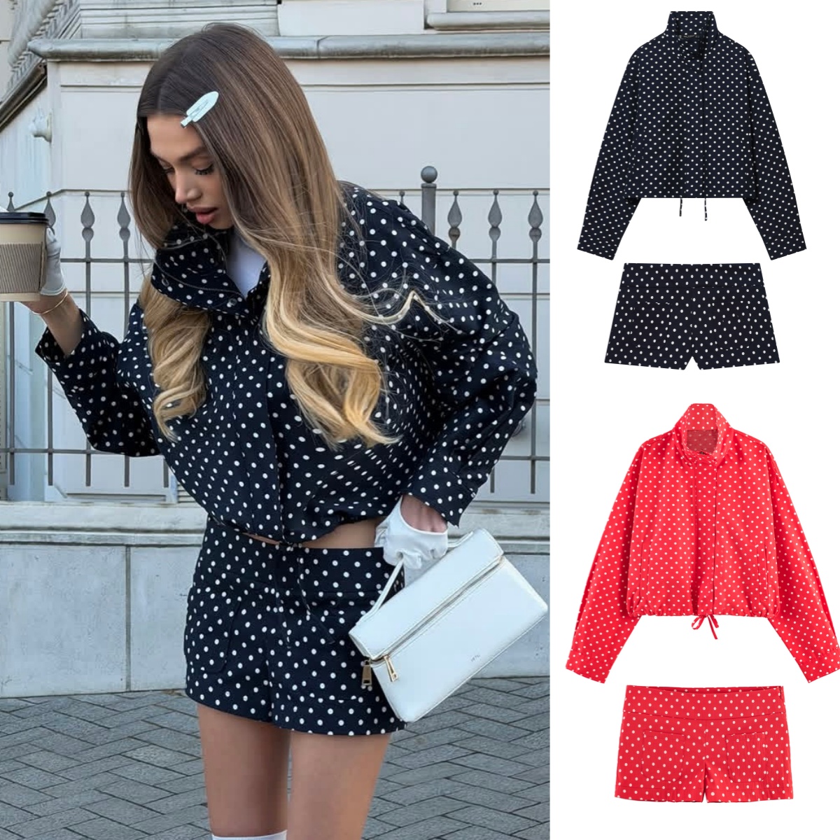 BSAY Casual 2 Pcs Set Tracksui - Street Fashion Jacket ulasan dan harga