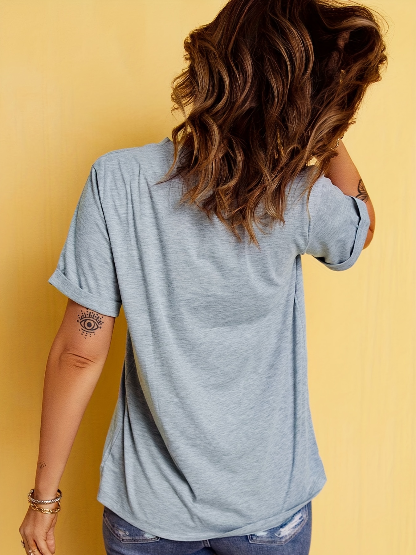 Paris Print Crew Neck T-shirt, - Street Fashion In Paris ulasan dan harga