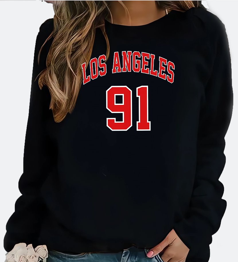 Women's European Los Angeles L - Street Fashion Los Angeles ulasan dan harga
