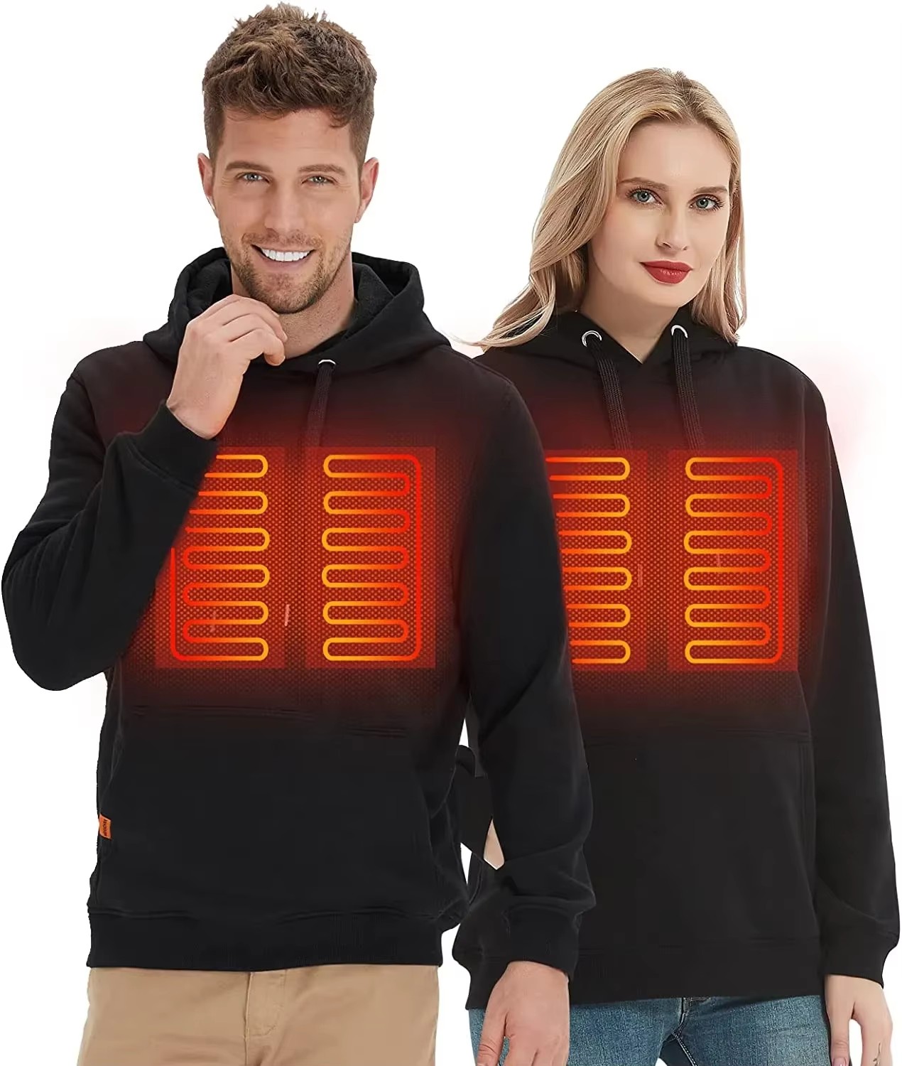 Women USB Heating Hoodies men  - Street Fashion Jacket ulasan dan harga