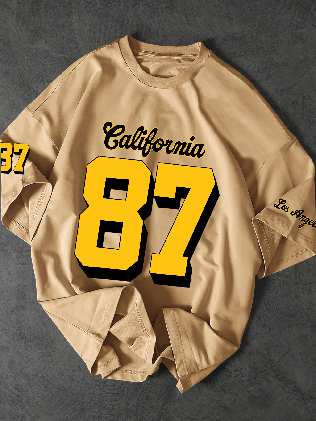 Men's American Retro Californi - Street Fashion Los Angeles ulasan dan harga