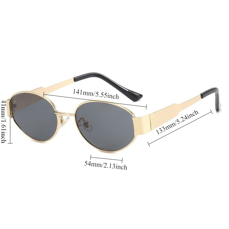 Sunglasses Fashion Oval Sungla - Street Fashion Photoshoot ulasan dan harga