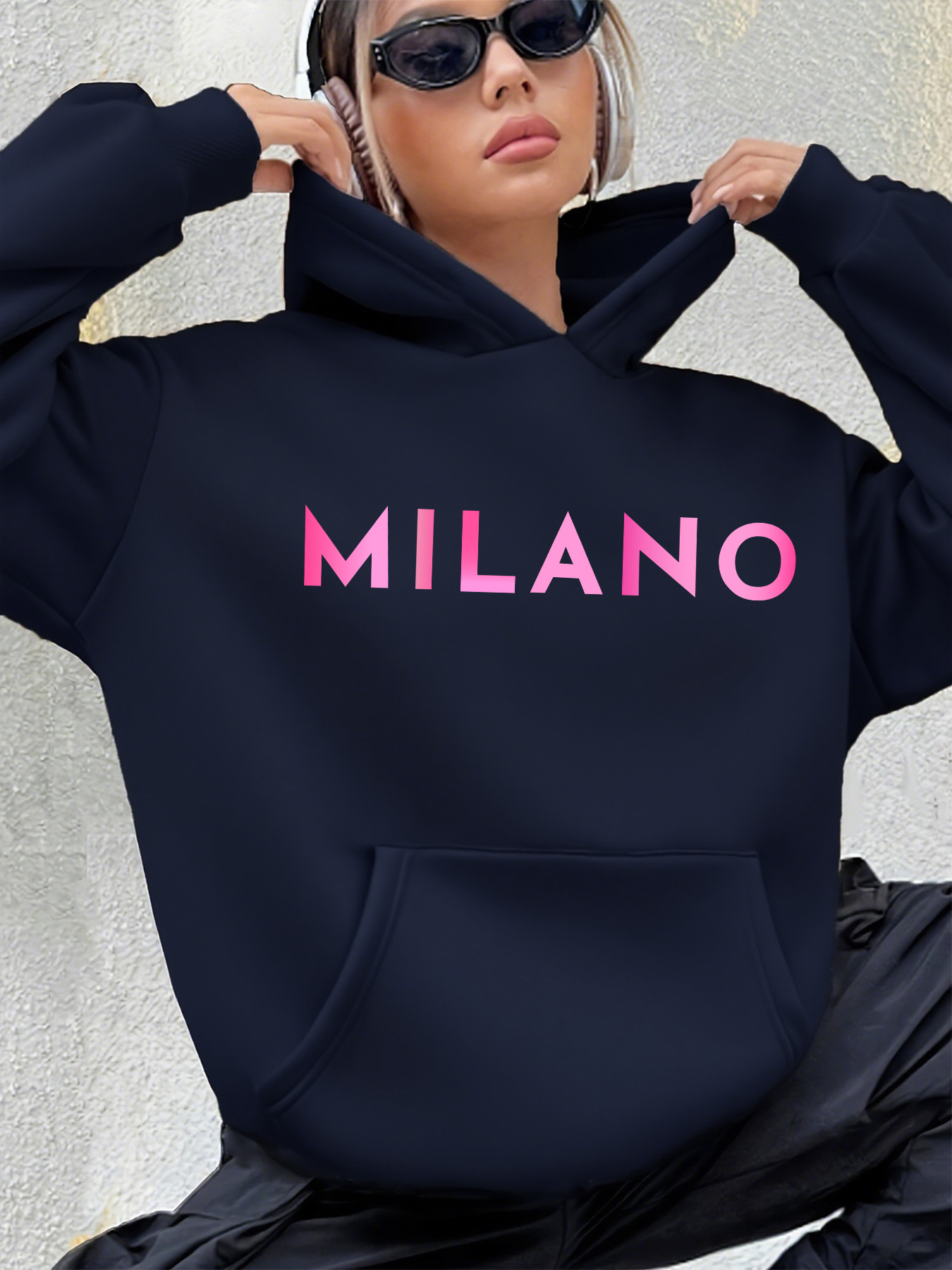 Women's MILANO Print Sweatshir - Street Fashion Milano ulasan dan harga