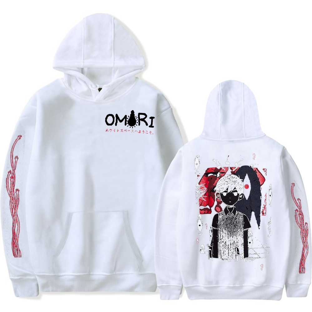 2023 Omori Red Space Hoodie Me - Graphic Hoodie Streetwear ulasan dan harga